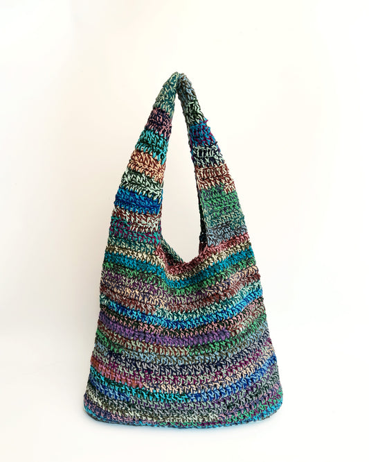 [NEW IN] BIG RANDOM BLUE CROCHET BAG